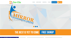 Desktop Screenshot of devclix.com